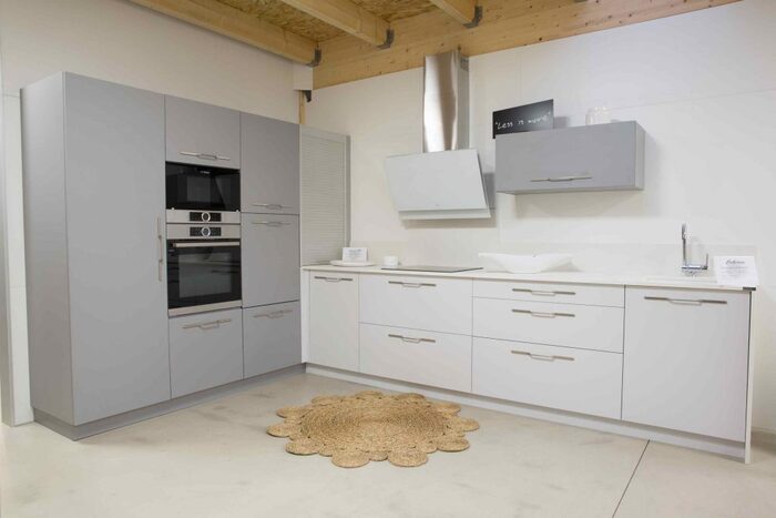 cuisine blanche et grise