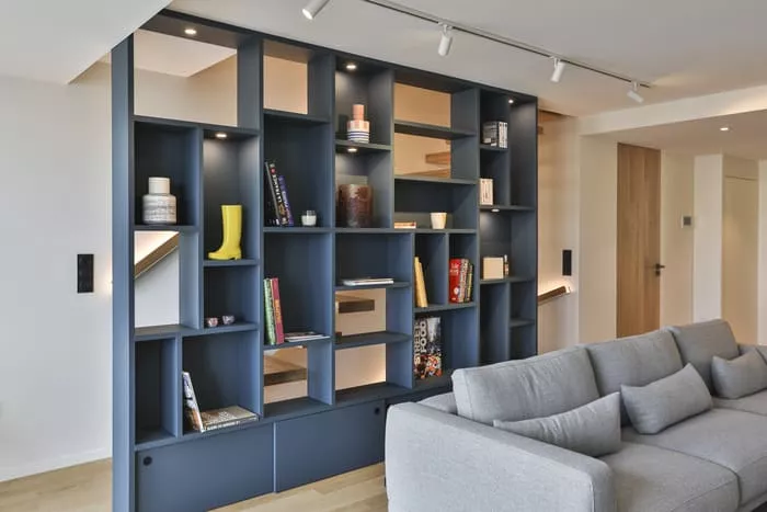 conception bibliotheque chic